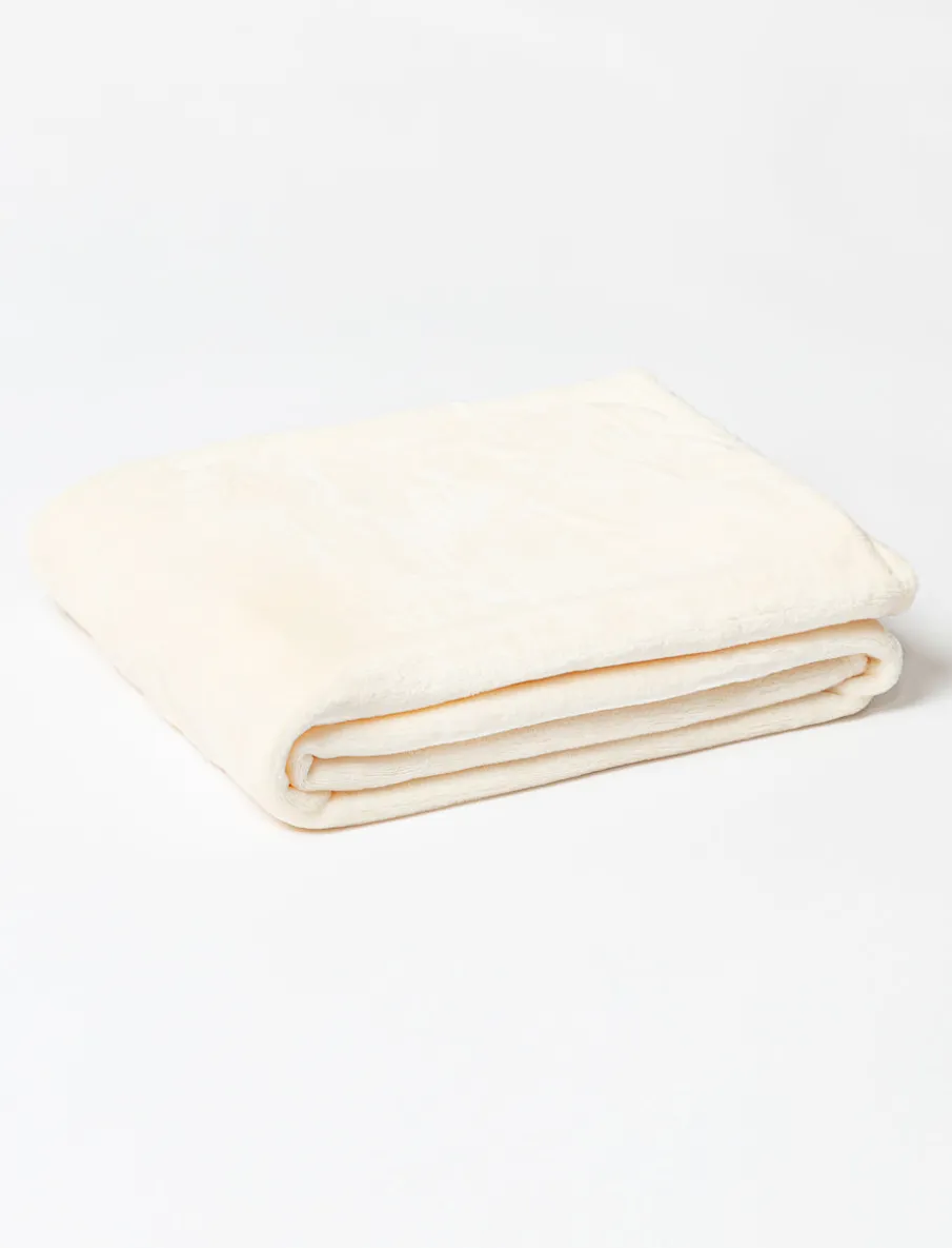 Solid Plush Throw