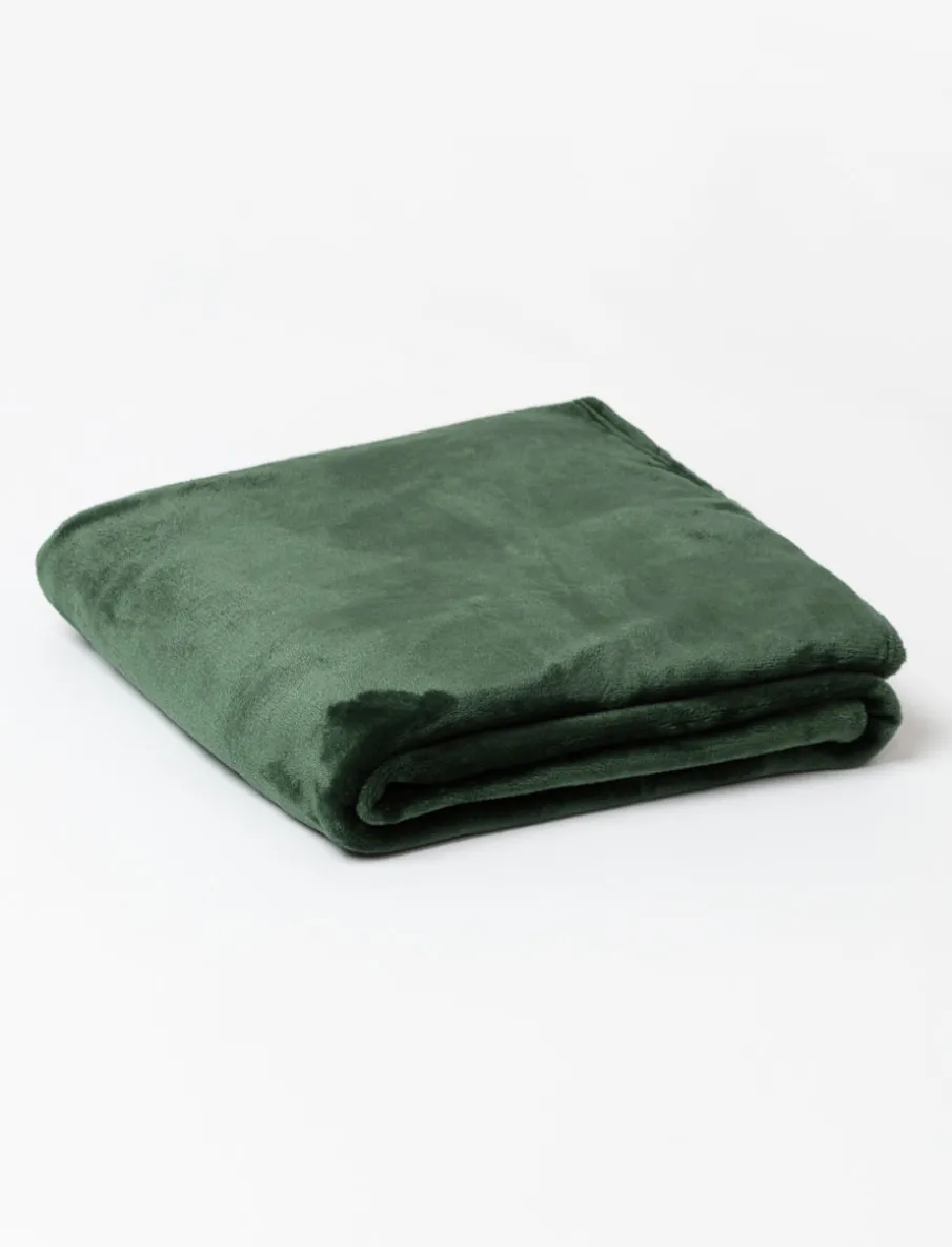 Solid Plush Throw