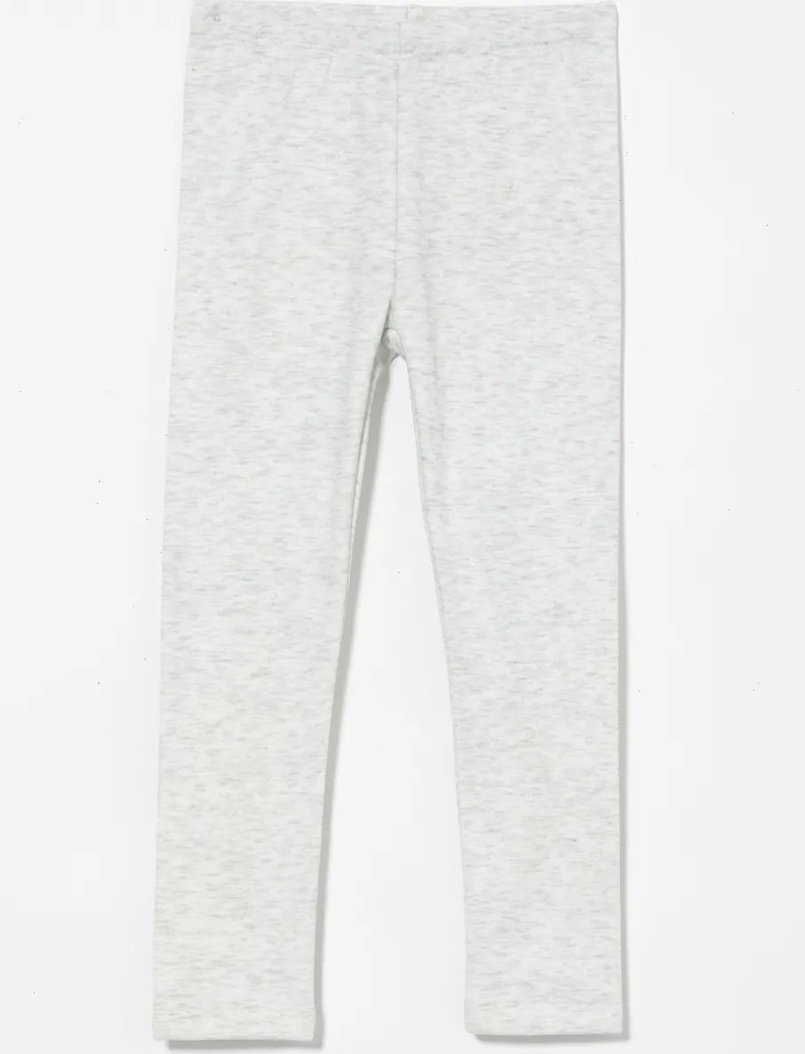 Solid Plush-lined Leggings