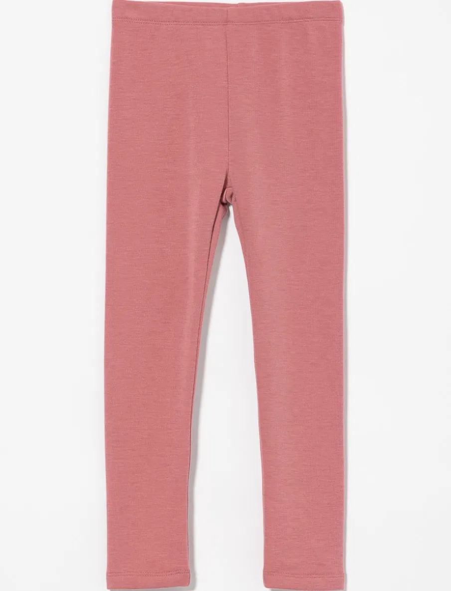 Solid Plush-lined Leggings