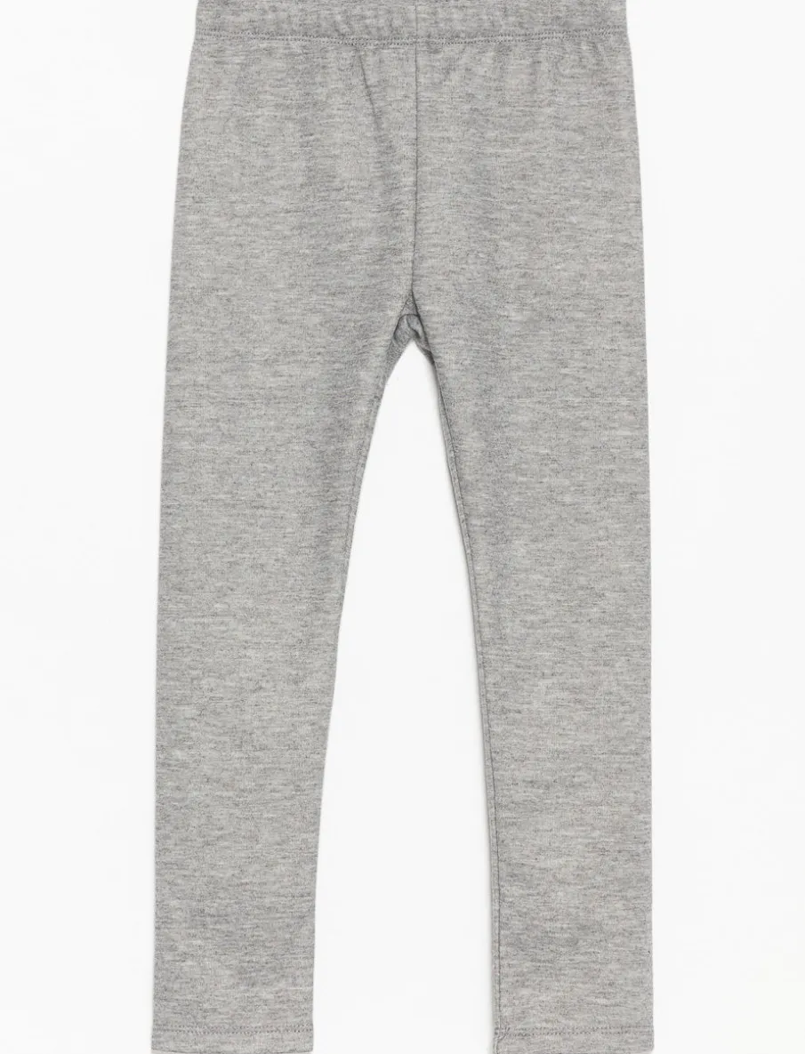 Solid Plush-lined Leggings