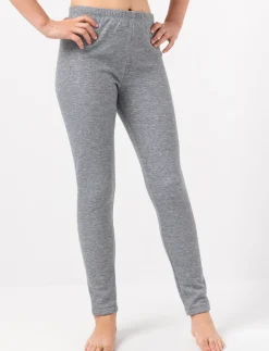 Solid Plush-lined Leggings