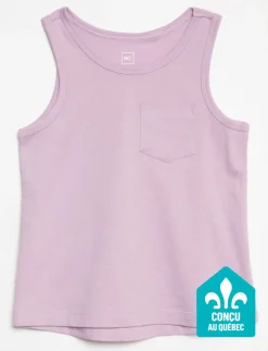 Solid Pocket Tank Top