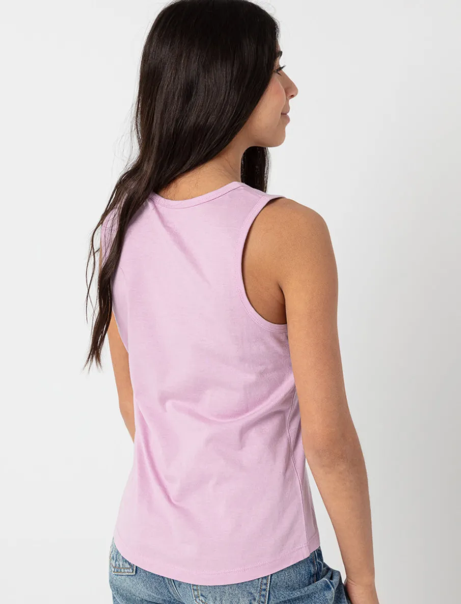Solid Pocket Tank Top