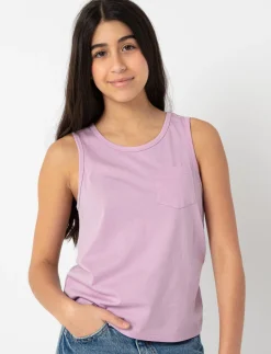 Solid Pocket Tank Top