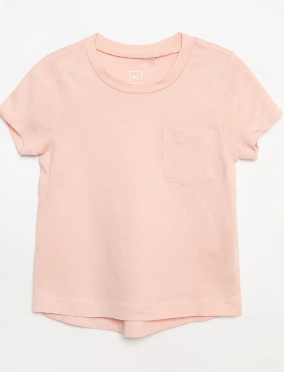 Solid Pocket T-shirt