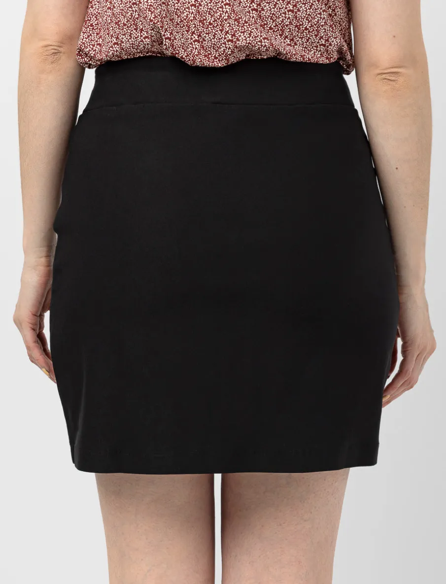 Solid Pull-on Skort