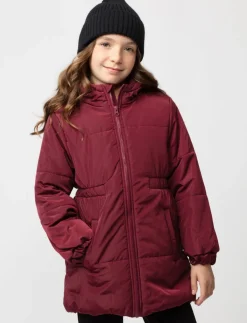 Solid Quilted Winter Jacket