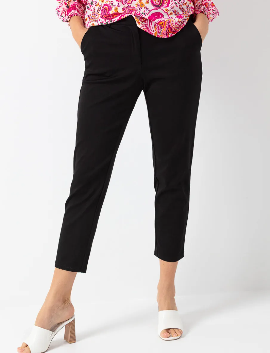 Solid Regular Waist Pants