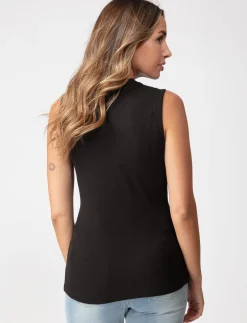 Solid Ribbed Tank Top