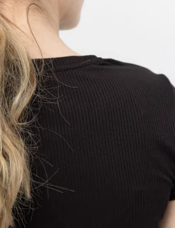 Solid Ribbed T-shirt