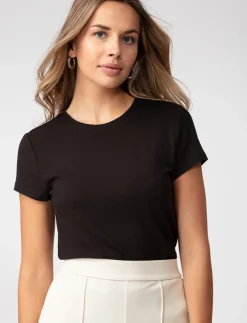 Solid Ribbed T-shirt