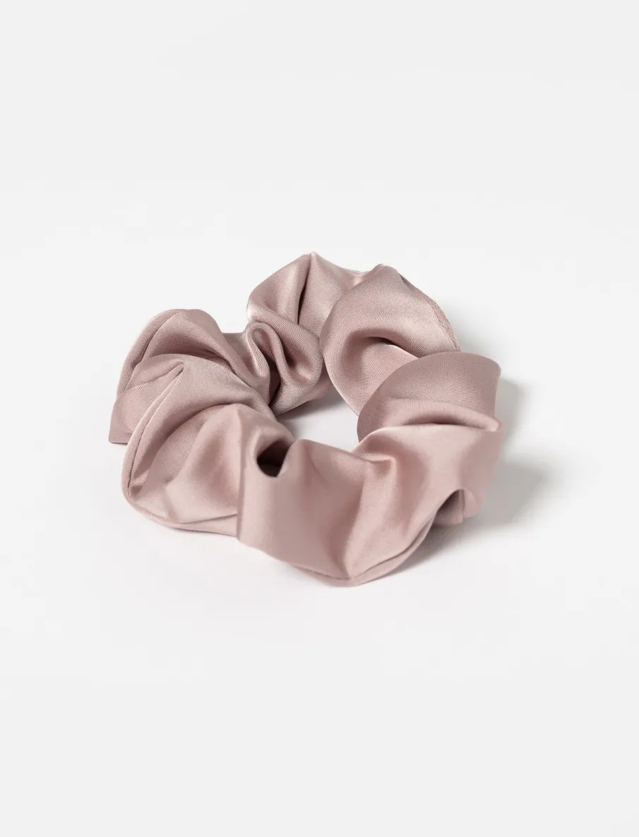 Solid Satin Scrunchie