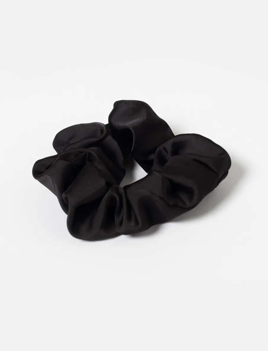 Solid Satin Scrunchie