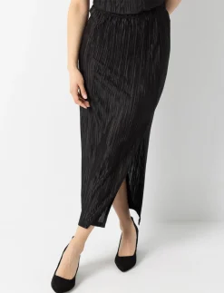 Solid Satin Skirt