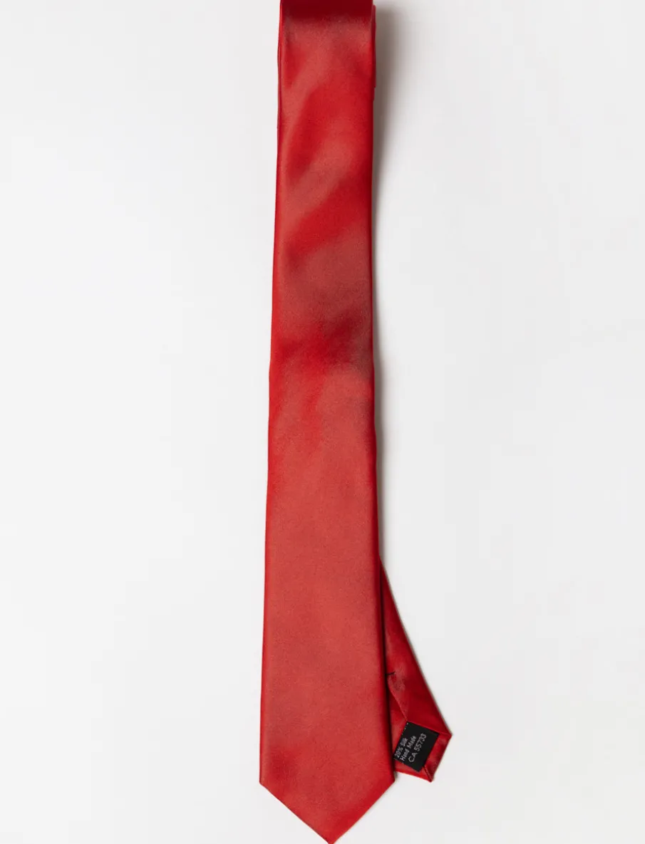 Solid Satiny Tie