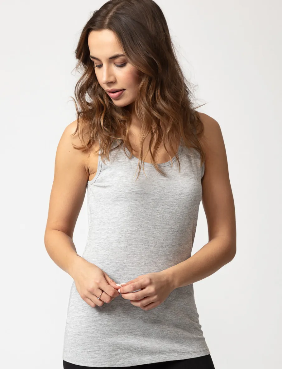Solid Scoop-neck Tank