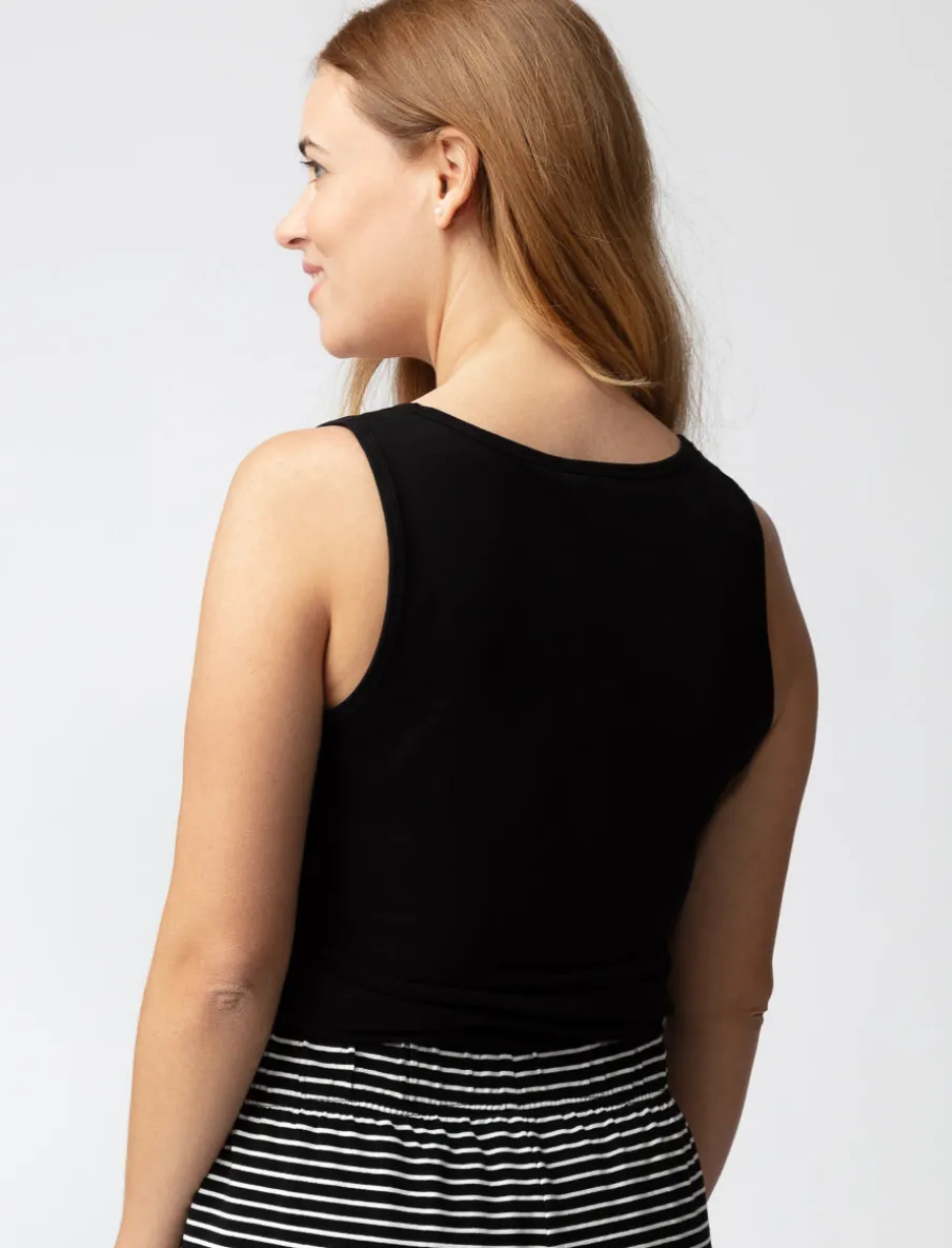 Solid Scoop-neck Tank