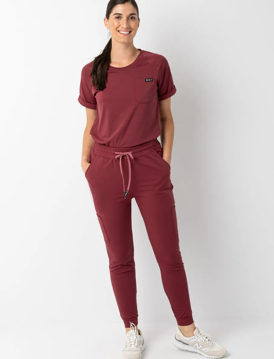 Solid Scrub Pants