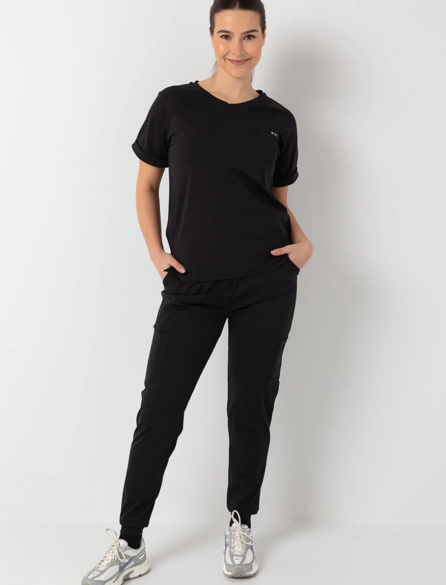 Solid Scrub Pants