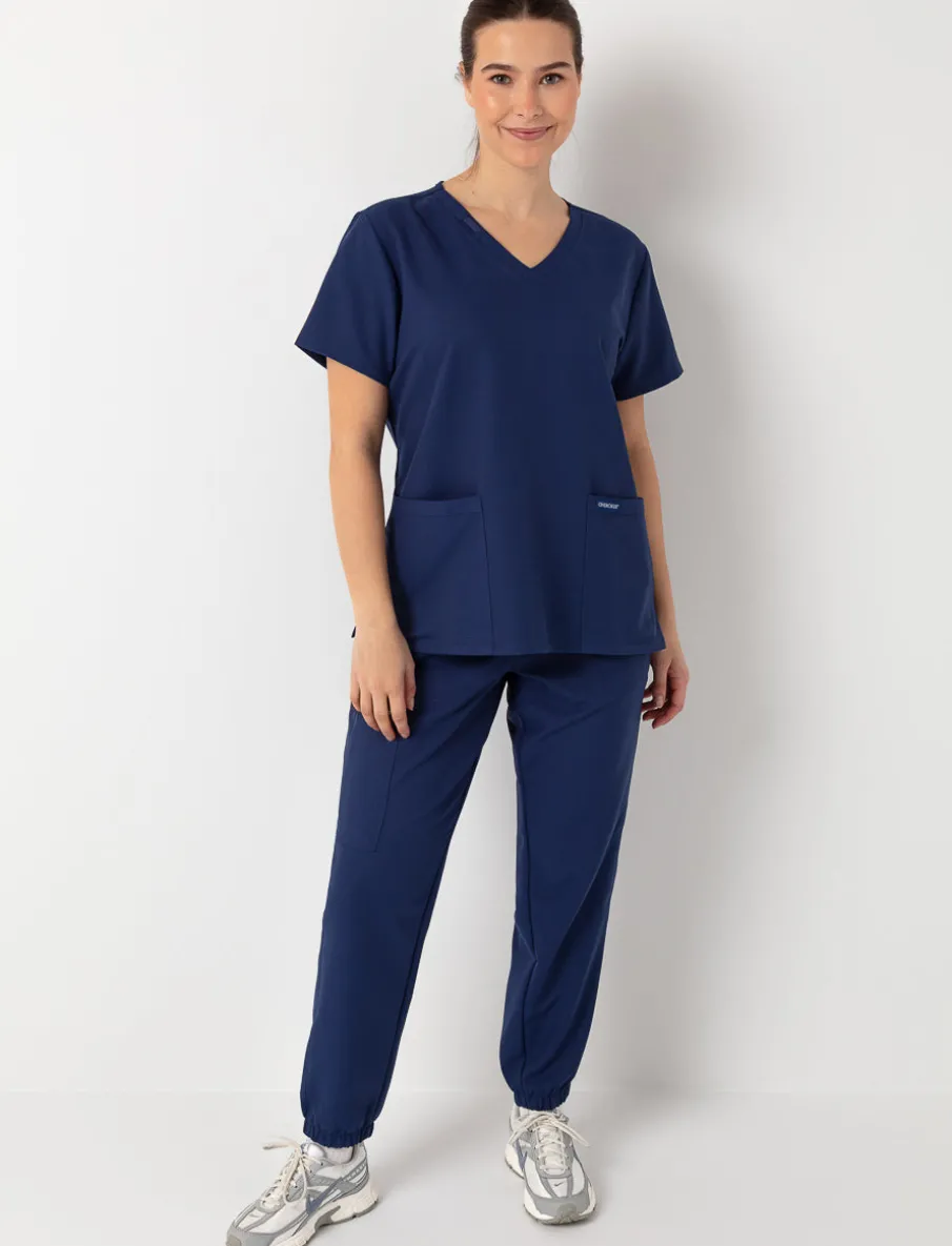 Solid Scrub Pants