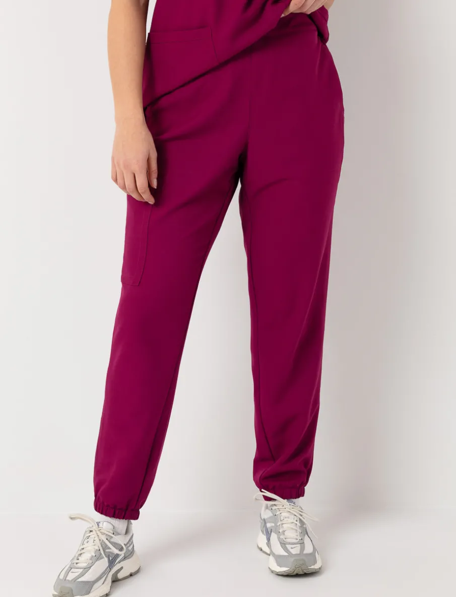 Solid Scrub Pants