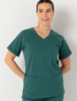 Solid Scrub Tunic