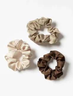Solid Scrunchies - Pack of 3