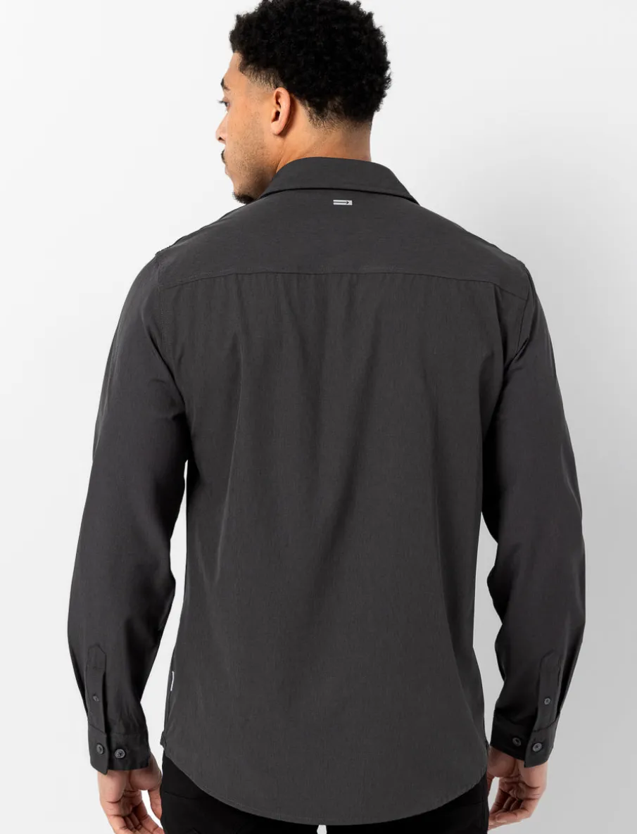 Solid Shirt with Print