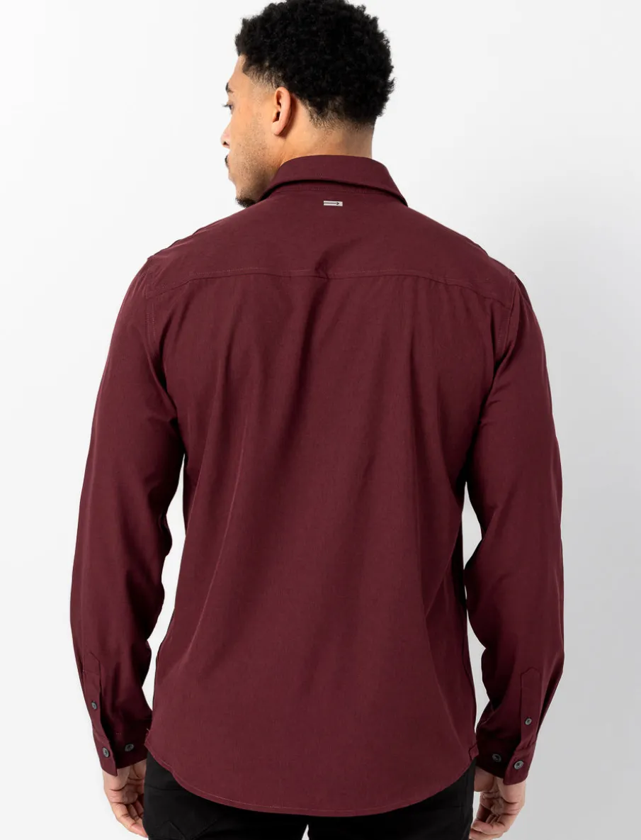 Solid Shirt with Print