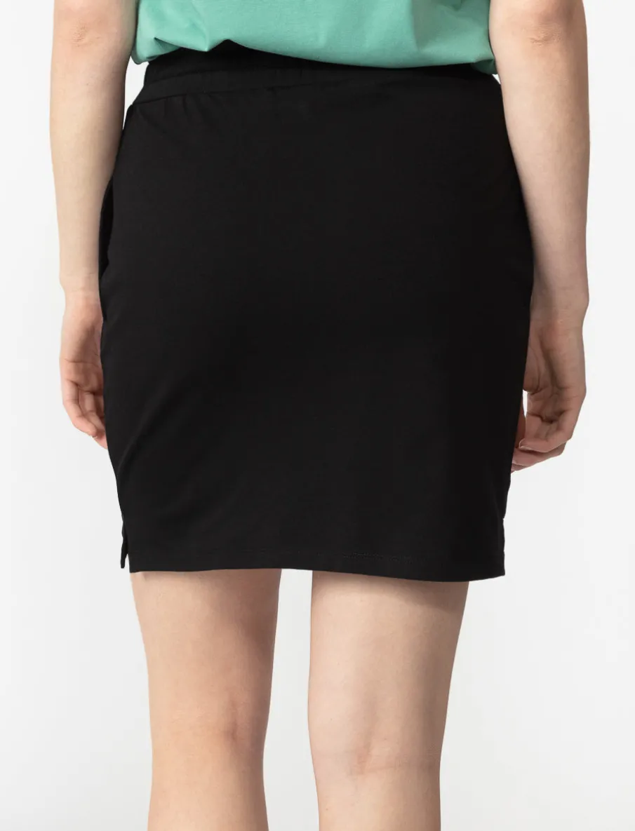 Solid Short Skirt
