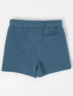 Solid Shorts with Elastic Waistband