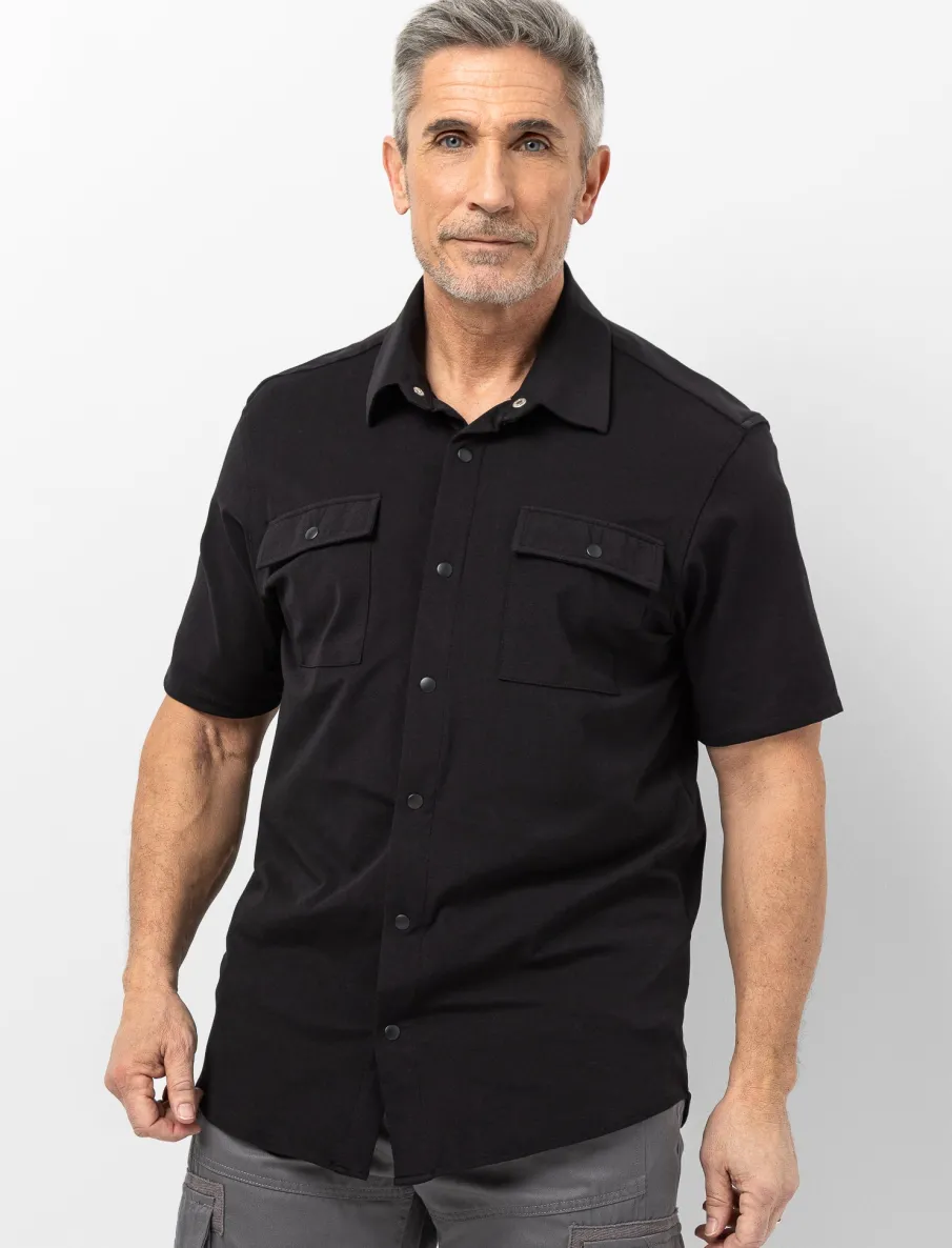 Solid Short-sleeve Shirt