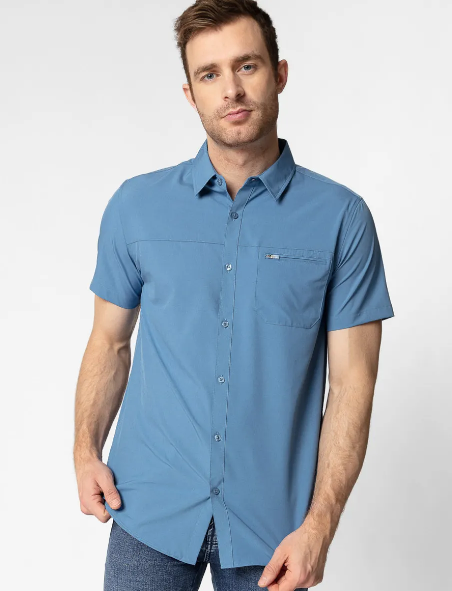 Solid Short-sleeve Shirt