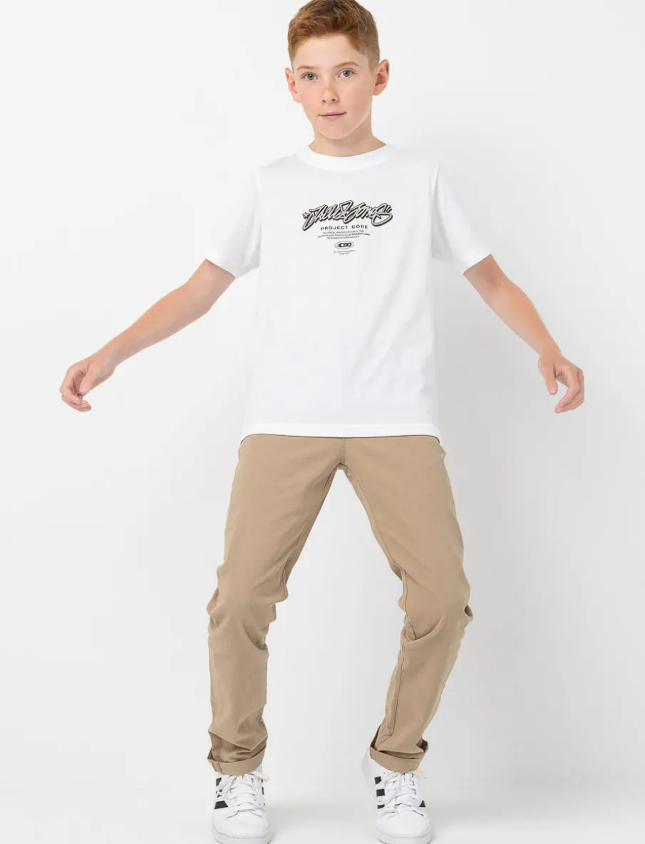 Solid Slim Pants