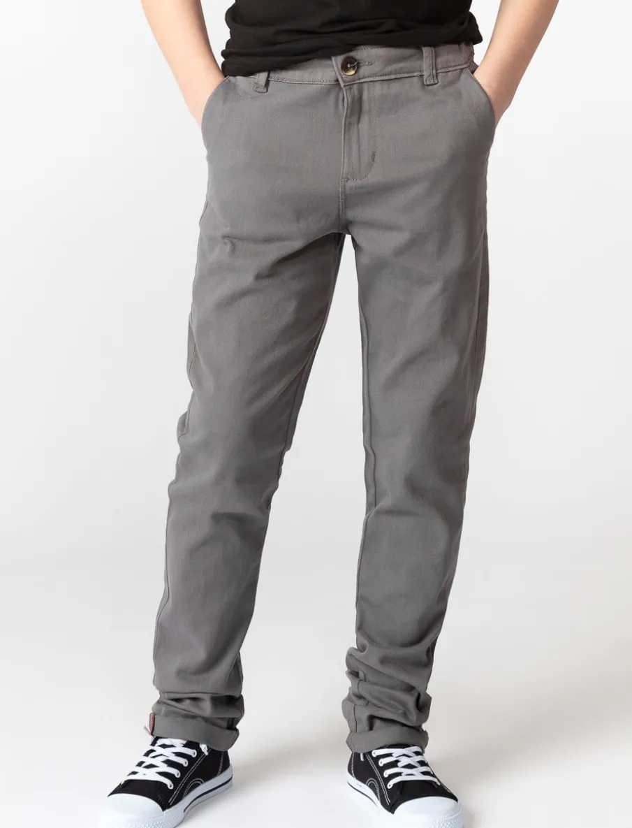 Solid Slim Pants