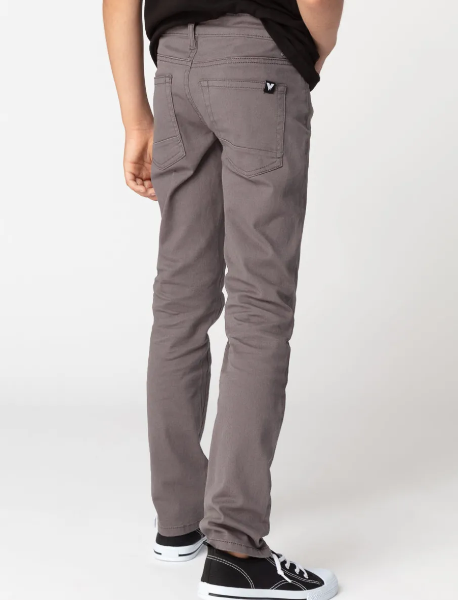 Solid Slim Pants