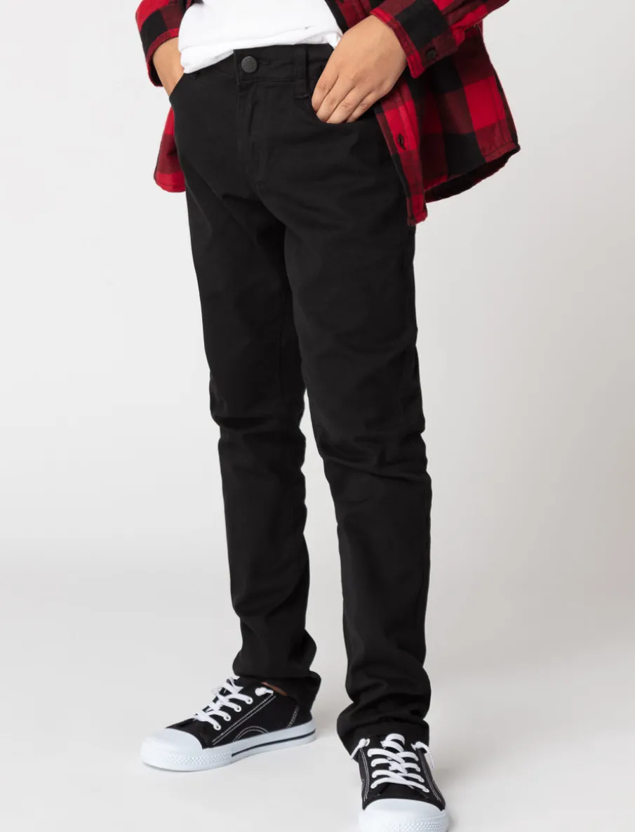 Solid Slim Pants
