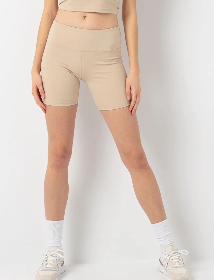 Solid Sports Biker Shorts