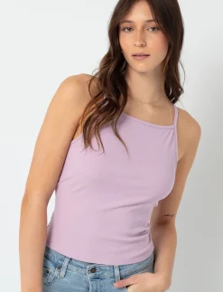 Solid Square-neck Tank Top
