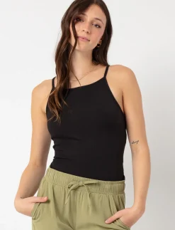 Solid Square-neck Tank Top
