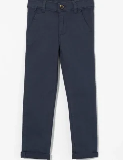 Solid Straight Pants