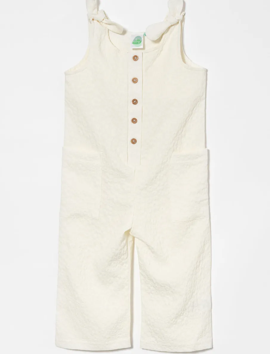 Solid Textured Romper