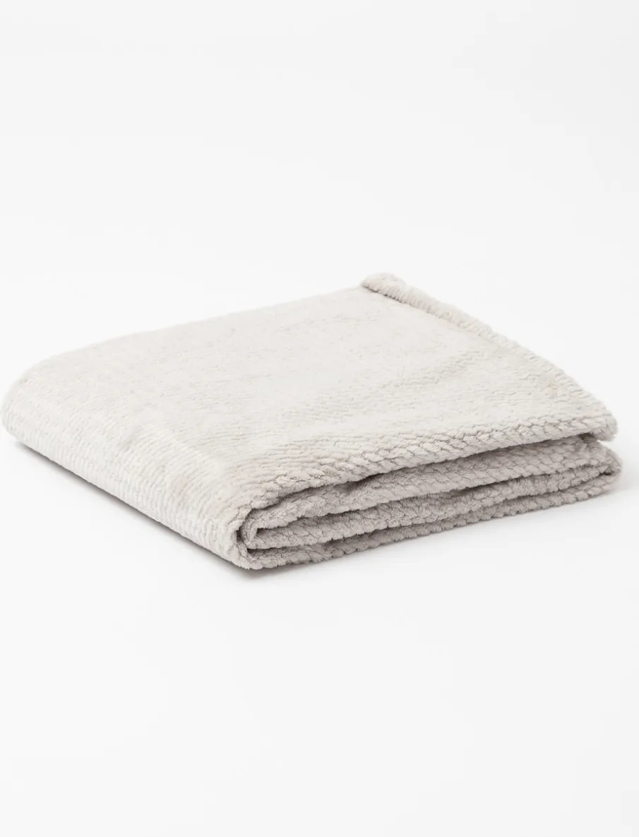 Solid Textured Throw