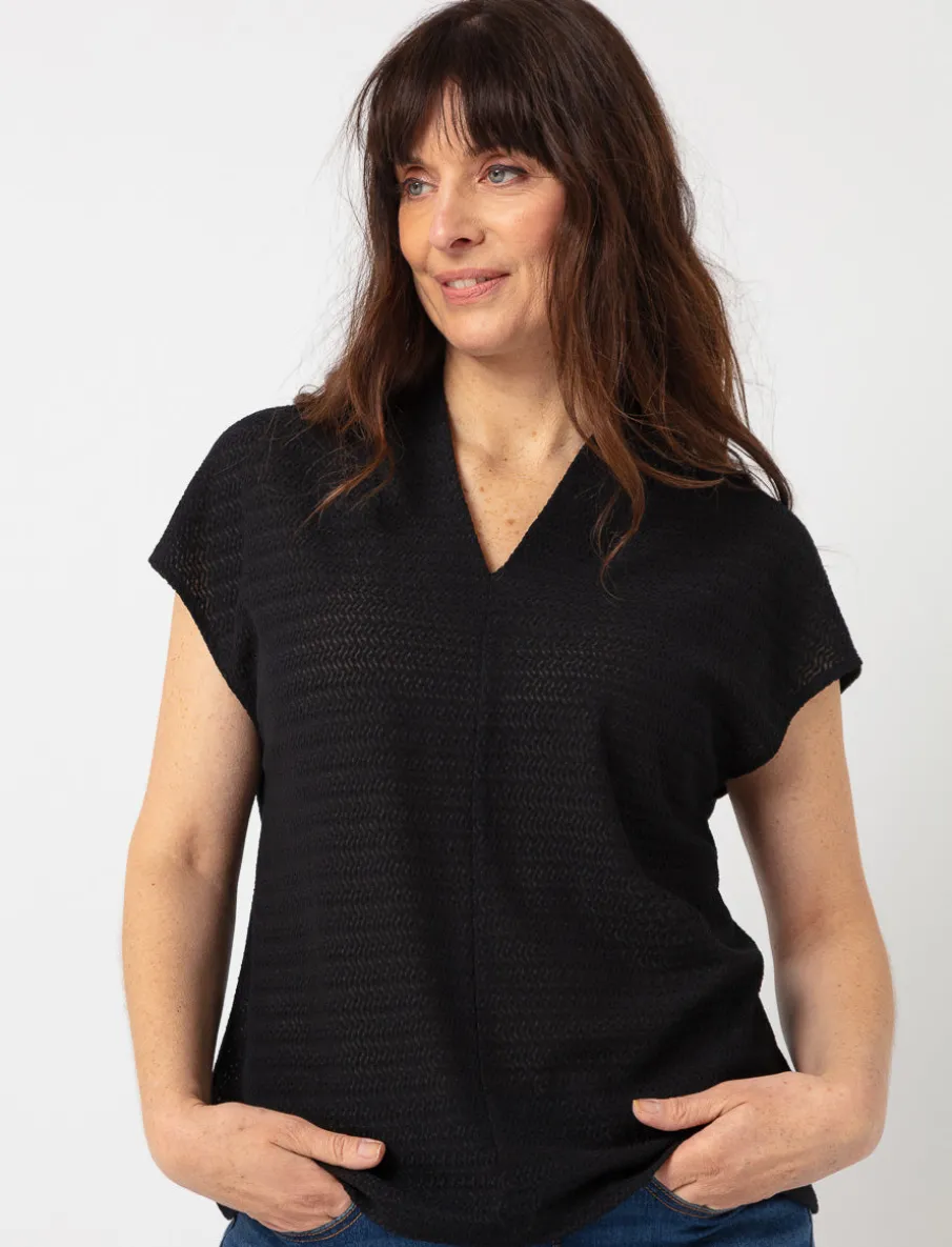 Solid Textured T-shirt