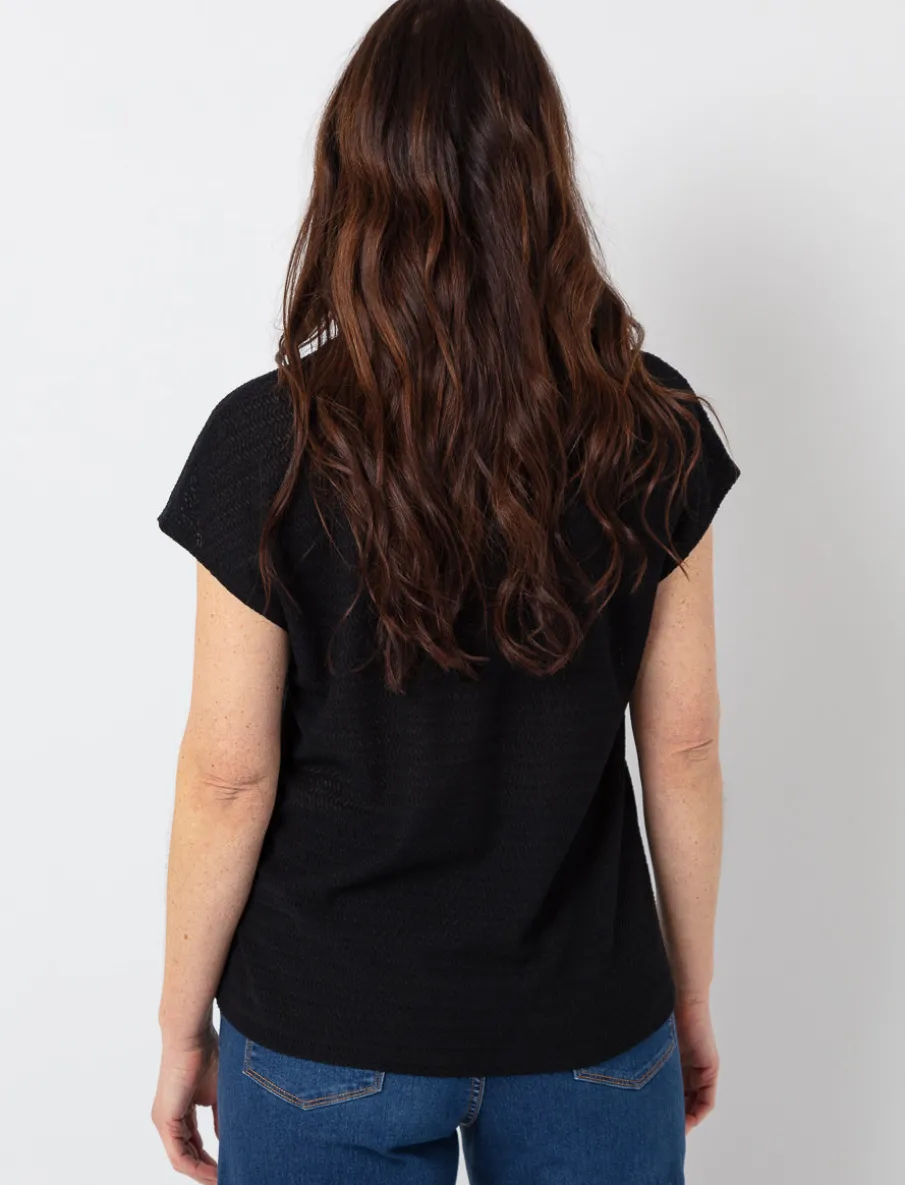 Solid Textured T-shirt