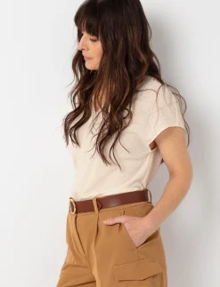 Solid Textured T-shirt