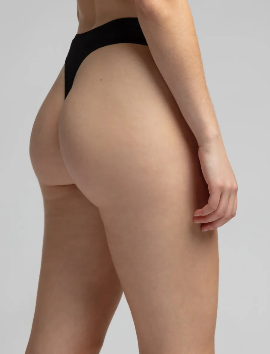 Solid Thong Panty