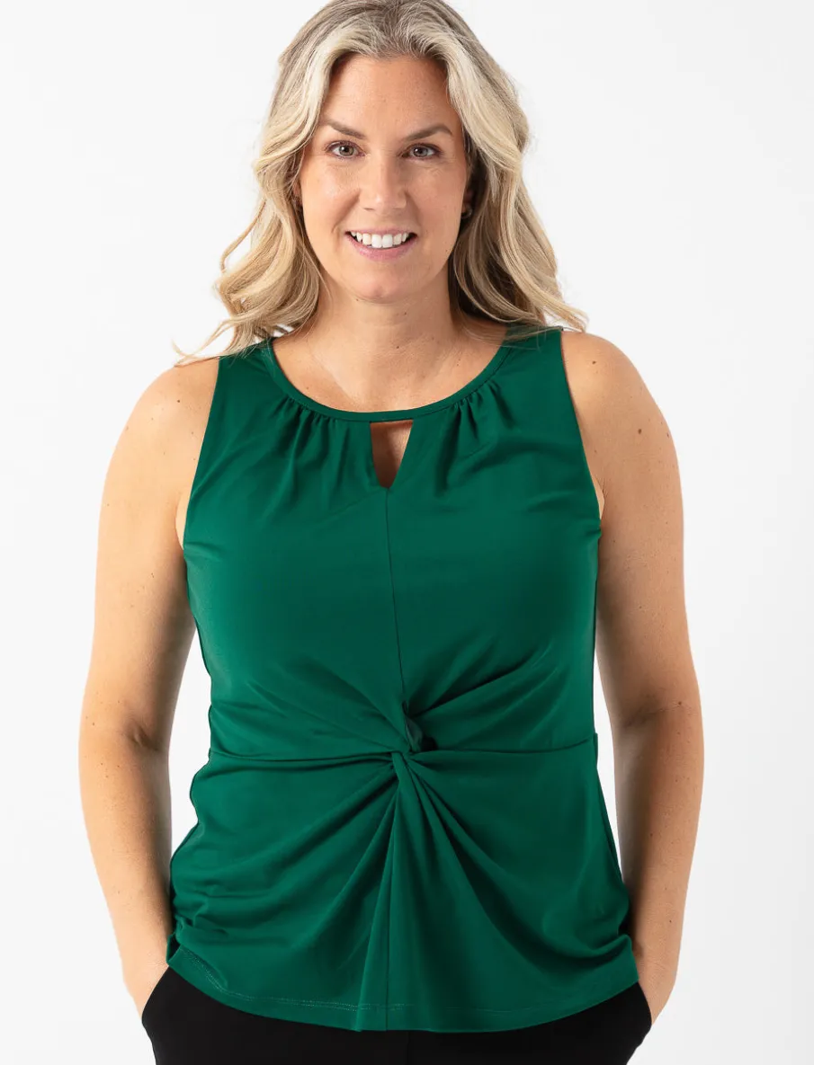 Solid Top with Knot Detail