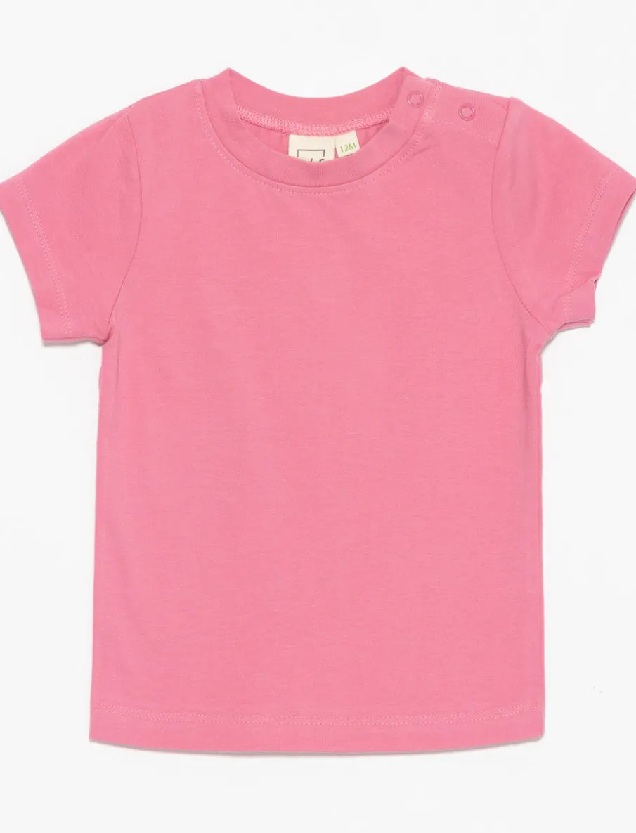 Solid T-Shirt in Organic Cotton